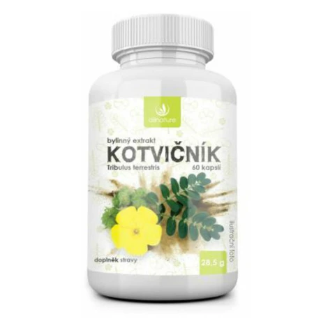 ALLNATURE Kotvičník bylinný extrakt 60 kapsúl