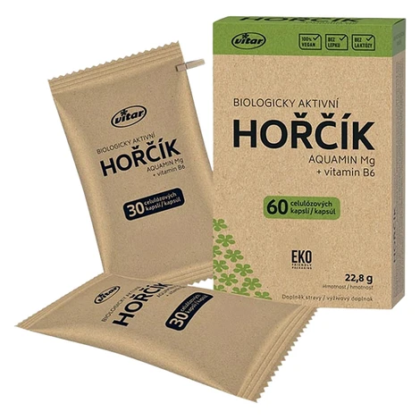 VITAR EKO Horčík Aquamin 60 kapsúl Vitar Veteriane