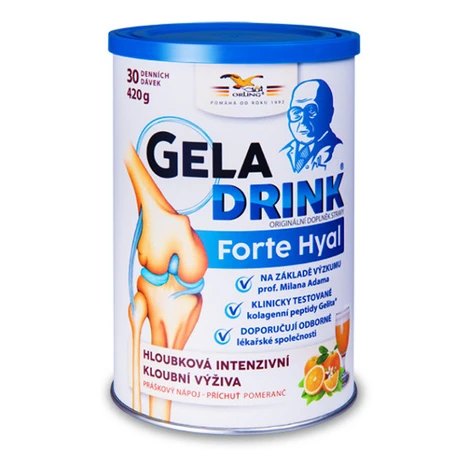 GELADRINK Forte Hyal nápoj pomaranč 420 g