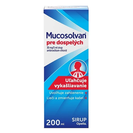 MUCOSOLVAN Pre dospelých sirup 200 ml