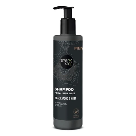 ORGANIC SHOP Šampón pre všetky typy vlasov Blackwood a mäta 280 ml
