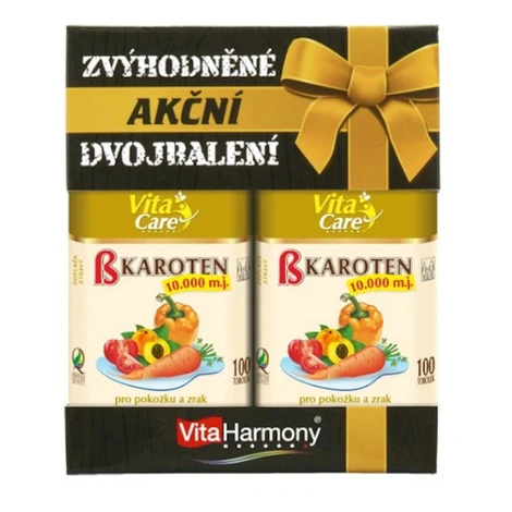 VITAHARMONY Beta karotén 2 x 100 kapsúl