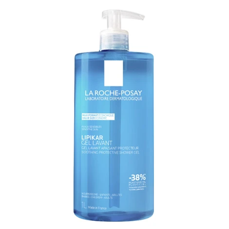 LA ROCHE-POSAY Lipikar Upokojujúci a ochranný sprchový gél 1 l