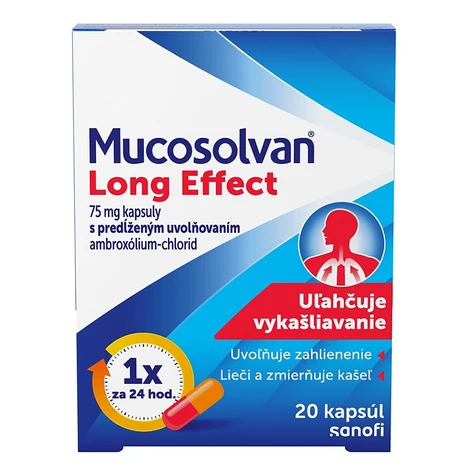 MUCOSOLVAN Long Effect 75 mg 20 kapsúl