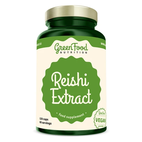 GREENFOOD NUTRITION Reishi extract 120 kapsúl