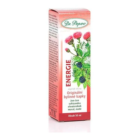 DR.POPOV Kvapky bylinné energia 50 ml