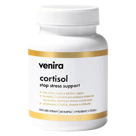 VENIRA Cortisol stop stress support 60 kapsúl