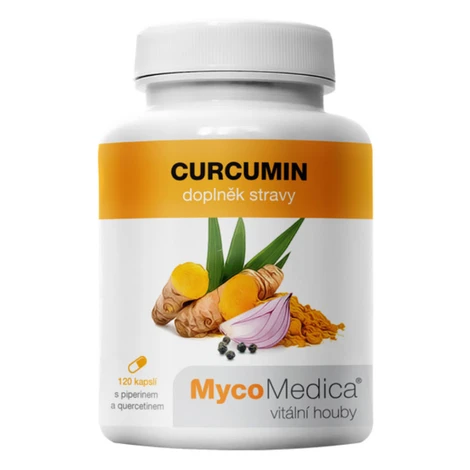 MYCOMEDICA Curcumin 120 vegan rastlinných kapsúl