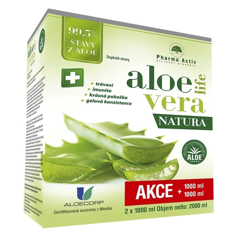 PHARMA ACTIV AloeVeraLife Natura 1000 ml + 1000 ml