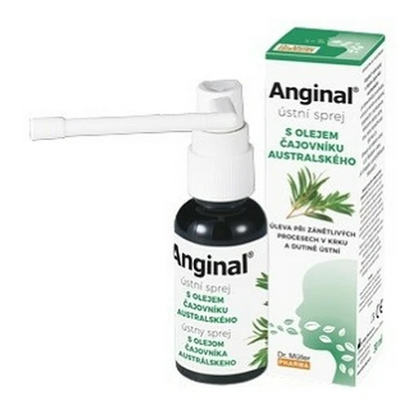 DR. MÜLLER Anginal ústny sprej s olejom čajovníka austrálskeho 30 ml