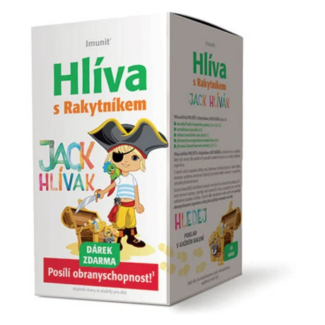 IMUNIT Hliva Jack Hlívák s rakytníkom pre deti 30 tabliet
