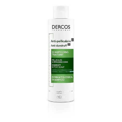 VICHY Dercos Šampón proti lupinám pre normálne až mastné vlasy 200 ml