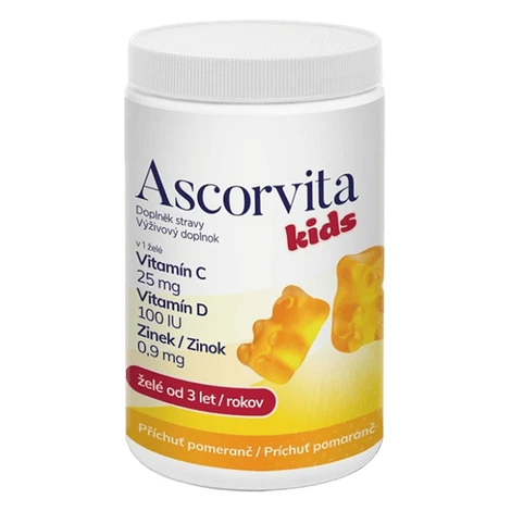 ASCORVITA Kids želé medvedíky 60 kusov