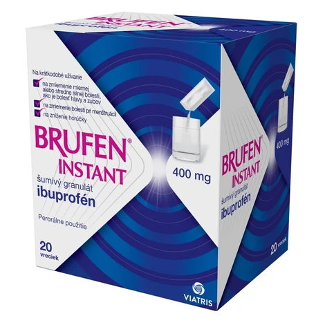 BRUFEN INSTANT 400 mg šumivý granulát 20 vreciek