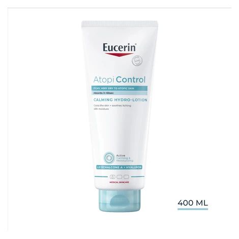 EUCERIN AtopiControl Upokojujúci krémový gél 400 ml