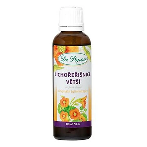 DR.POPOV Kvapky bylinné kapucínka väčšia 50 ml