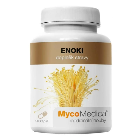 MycoMedica Enoki 90 rastlinných vegan kapsúl