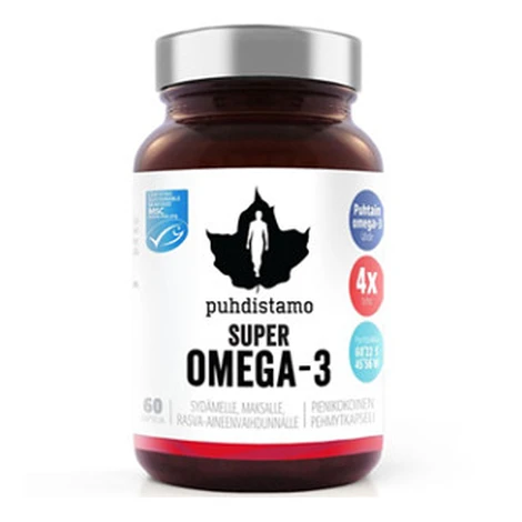 PUHDISTAMO Super omega 3  60 kapsúl