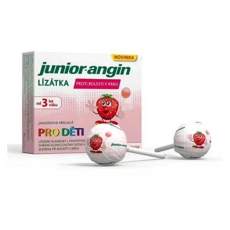 JUNIOR-ANGIN Lízanky pre deti 8 kusov