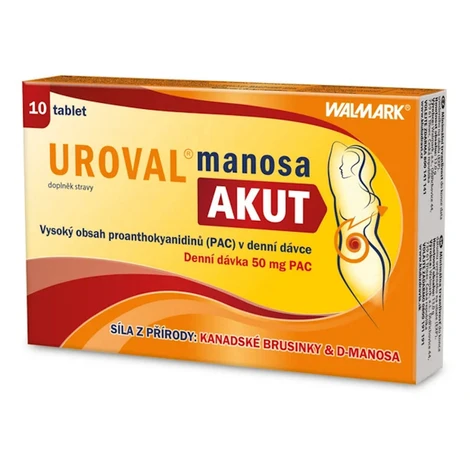 UROVAL manosa AKUT 10 tabliet