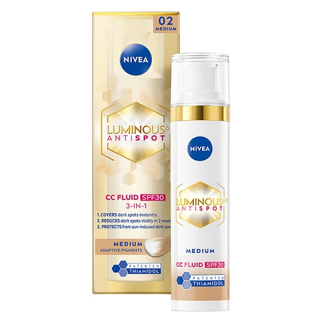NIVEA CC krém Cellular Luminous stredný 40 ml