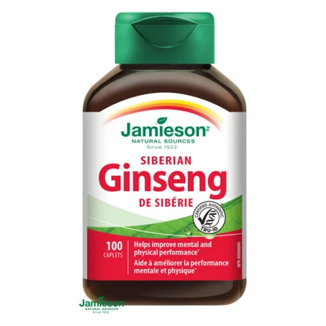 JAMIESON Sibírsky ženšen 650 mg 100 tabliet
