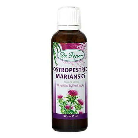 DR.POPOV Kvapky bylinné pestrec mariánsky 50 ml
