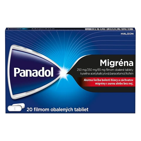 PANADOL Migréna 20 filmom obalených tabliet