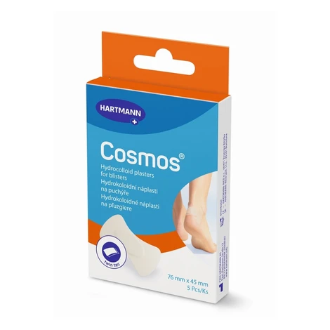 COSMOS Náplasť na pľuzgiere na päte Twin tec 5 kusov