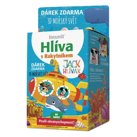 IMUNIT Hliva s rakytníkom Jack Hliviak 60 tabliet DARČEK ZADARMO