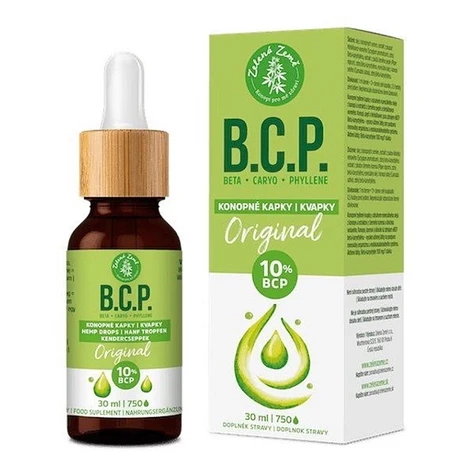 ZELENÁ ZEMĚ C.B.D. Konopné kvapky s BCP Original 30 ml
