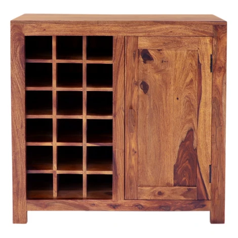 indickynabytok.sk - Barová skriňa 90x90x45 Kali indický masív palisander