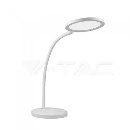 Stolná LED lampa 7W, 3000K, 400lm, stmievateľná, biela VT-7507 (V-TAC)