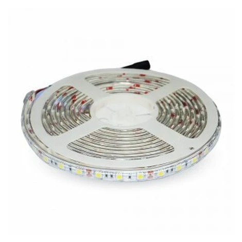 Pásik LED 12V 4,8W, 4000K, 500lm, 5m, 30 LED/m, VT-5050 IP65 (V-TAC)