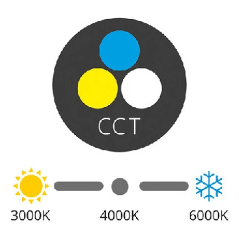 Svietidlo LED CCT, 2600lm, 40W, IP20, 3000-6500K (LUCERNA)