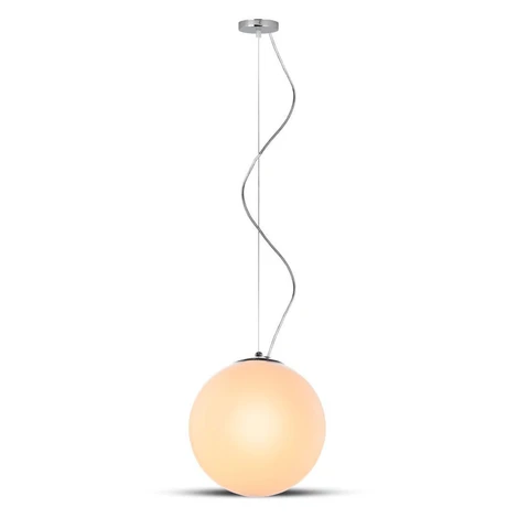 Závesné svietidlo Glass E27 chróm VT-7251 (V-TAC)
