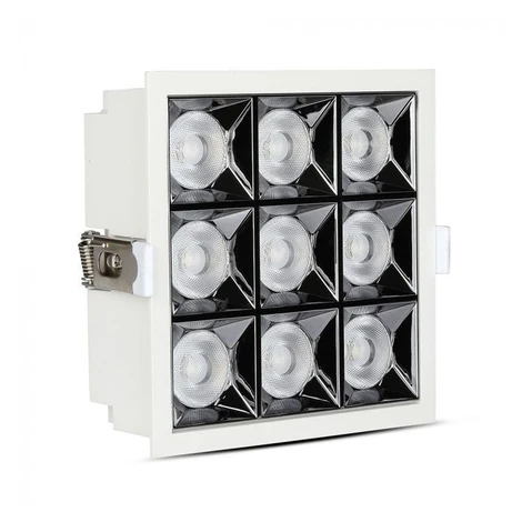 Zapustené bodové LED svietidlo PRO 12° 36W, 2700K, 2880lm, VT-2-36 (V-TAC)