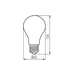 Žiarovka LED 7W, E27 - A60, 4000K, 810lm, 300°, STEP DIM E27-NW Fillament (Kanlux)