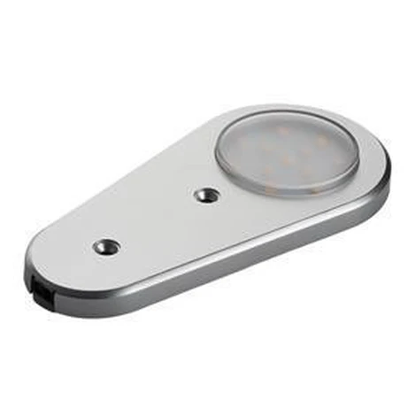 Nábytkové svietidlo PRIMO 1W 12V LED SMD NW-GR strieborné (Kanlux)