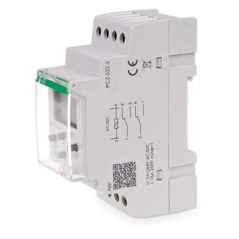 Hodiny dig. PCZ-522 dvojkanálové 2x16A 24-250V AC/DC
