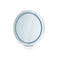 Zrkadlo kúpeľňové okrúhle 600x35mm podsvietené 8W s ohrevom 17W IP44 VT-8602 (V-TAC)