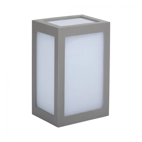Nástenné LED svietidlo 12W, 4000K, 750lm, IP65, sivé VT-822 (V-TAC)
