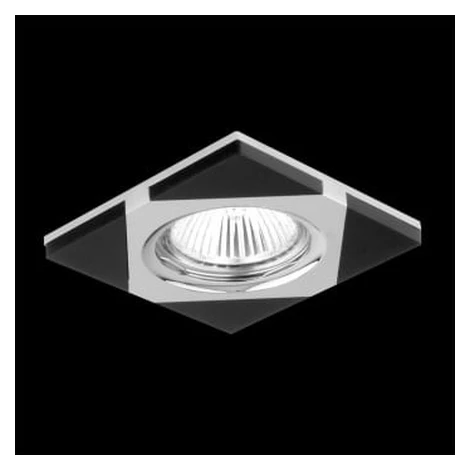 Svietidlo podhľadové DOWNLIGHT GU10 50W WENGUE /CHROME (EMITHOR) LUXERA