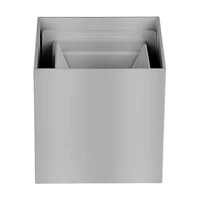 Nástenné LED svietidlo okrúhle 6W, 3000K, 660lm, IP65, sivé VT-756 (V-TAC)