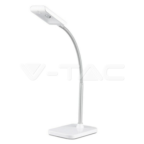 Stolná LED lampa 3W, 3000K, 260lm, biela VT-7403 (V-TAC)