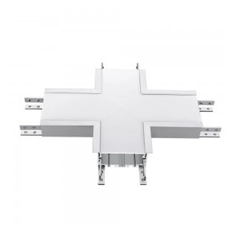 Spojka "X" plochá PRO 16W, 4000K, 1600lm, strieborná, VT-7-41-X (V-TAC)