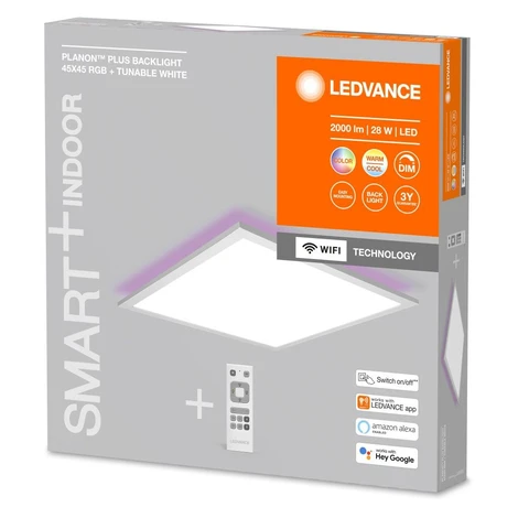 Svietidlo LEDVANCE SMART WIFI PLAN PLUS RGB 45x45, 28W, RGB+TW (OSRAM)