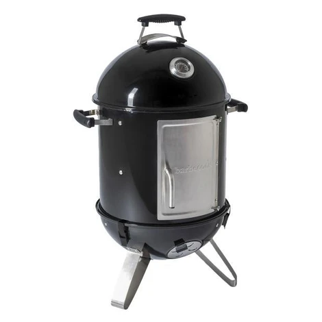 Barbecook BC-SMO-5017 Smaltovaná udiareň a gril Oskar S, čierna farba, priemer 40 cm SOMOGYI