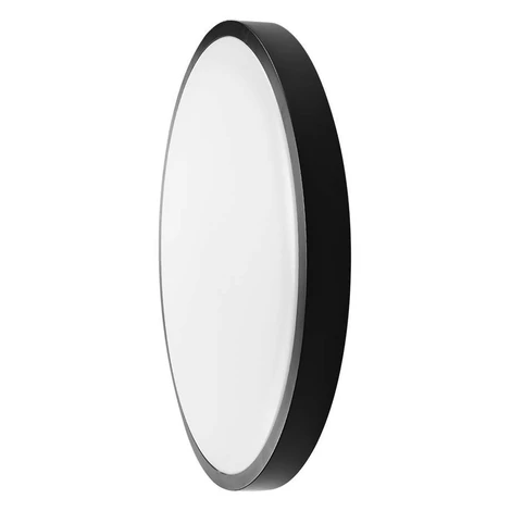 Stropné LED svietidlo 18W 4000K IP44 1800lm čierne okrúhle čip Samsung VT-8618 (V-TAC)