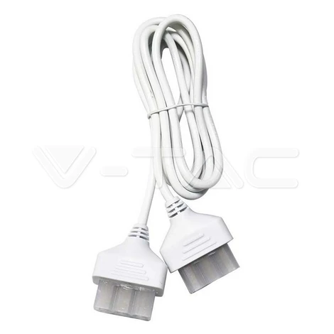 Napájací kábel s 2 zástrčkami Biely 2M 3*0,75MM2 (V-TAC)